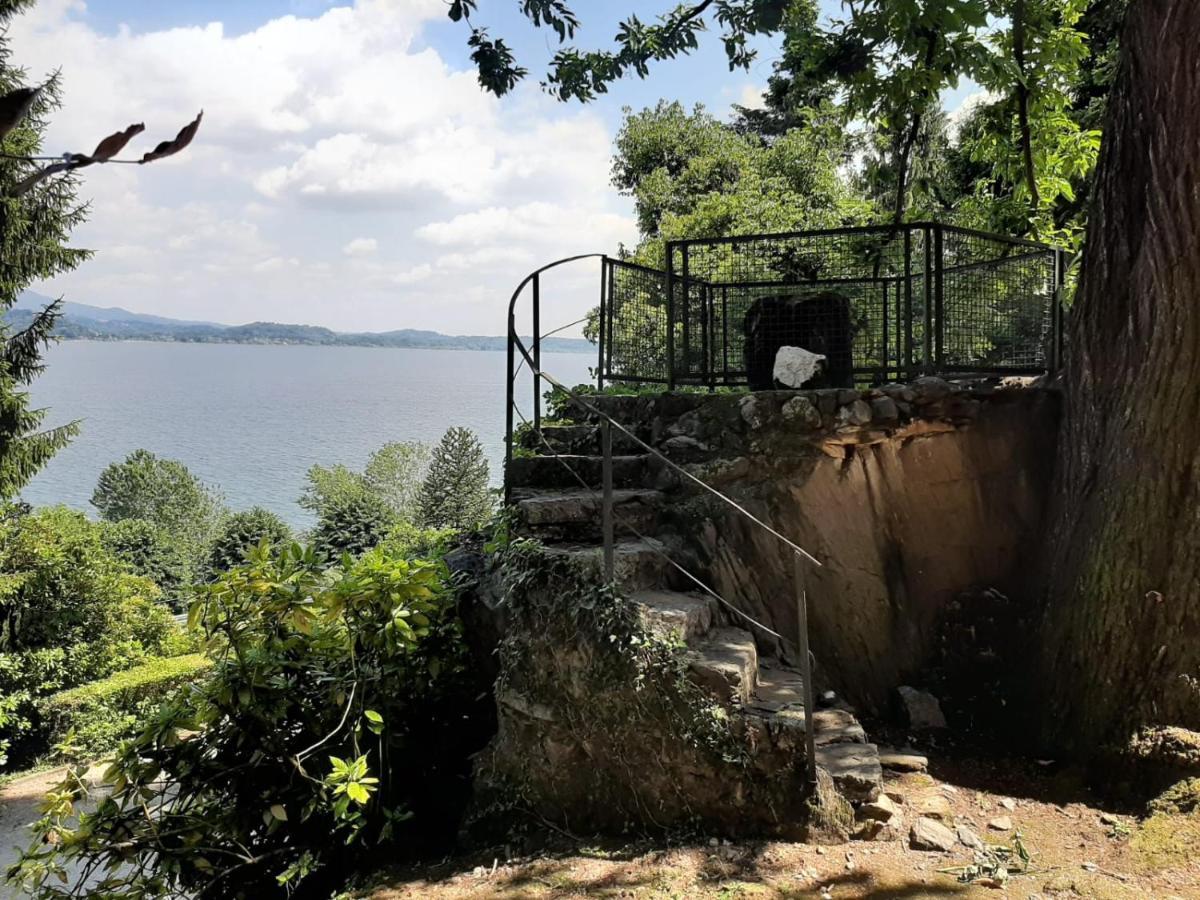 Appartamento GIOIOSA 1 con ampio terrazzo e vista Lago Belgirate Esterno foto