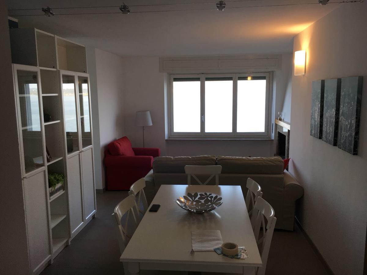 Appartamento GIOIOSA 1 con ampio terrazzo e vista Lago Belgirate Esterno foto